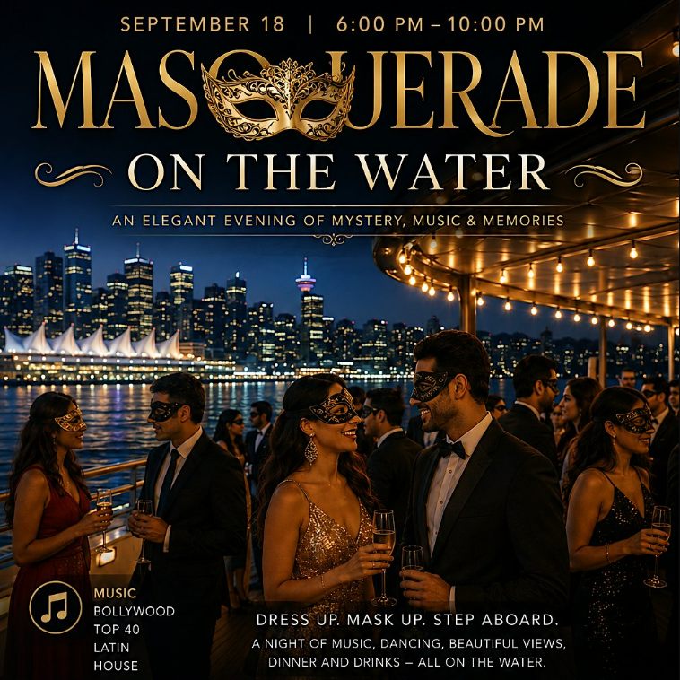 🚢 MASQUERADE ON THE WATER | Vancouver | Burrard Queen 🌊🎭 (Sep 18)