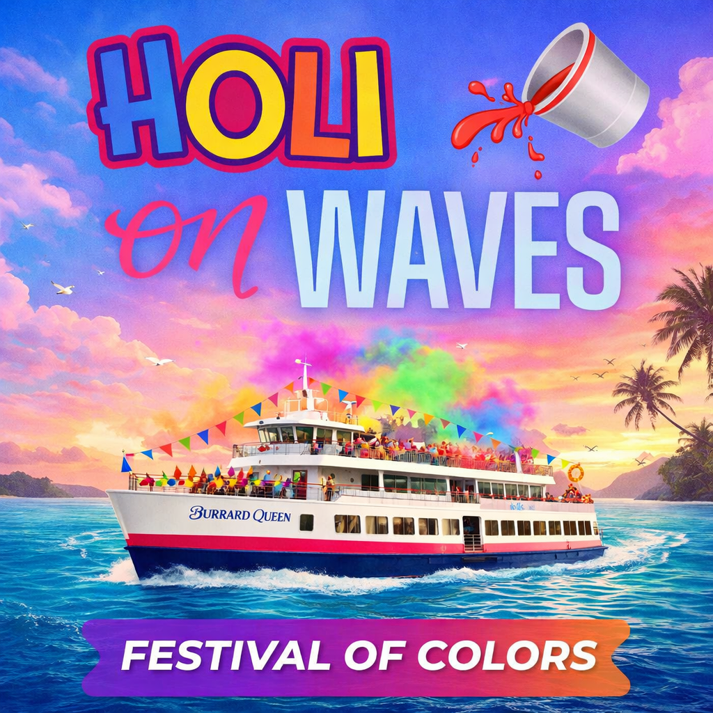 🚢 Holi on the Waves ( Festival of Colours ) Vancouver 2026 March 🌊🎉