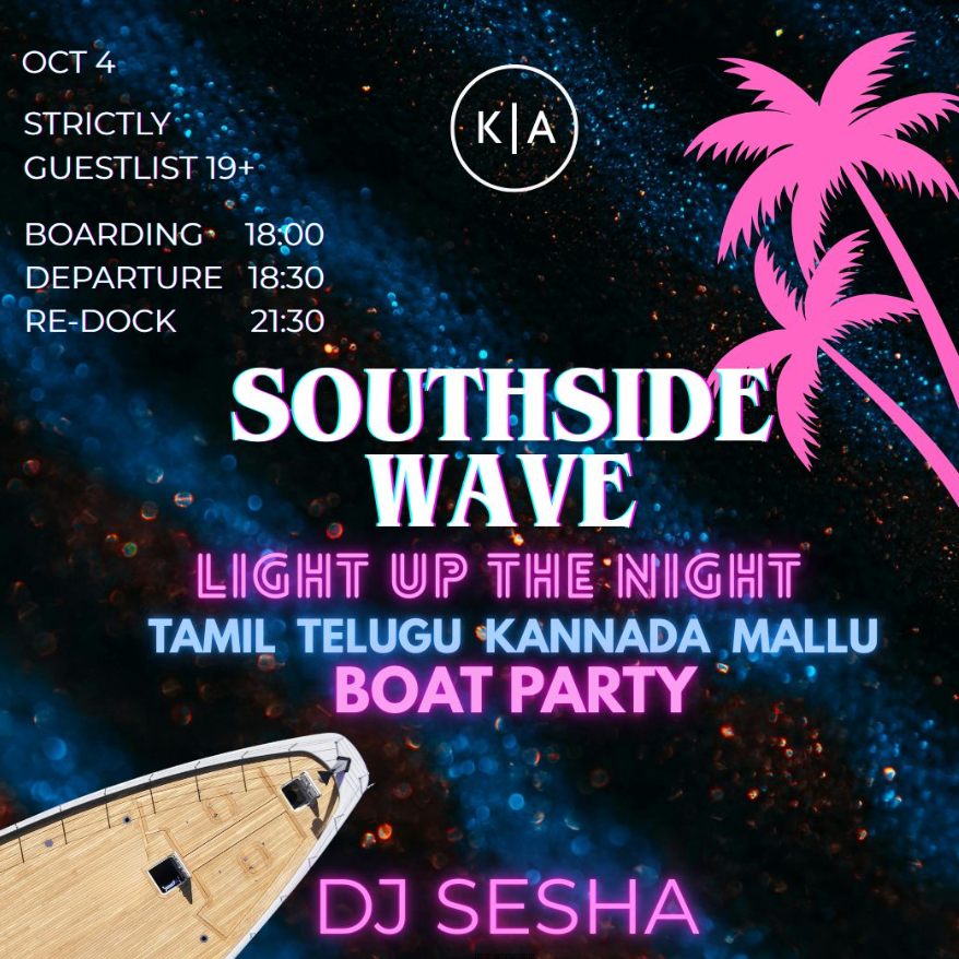 🚢 Southside Wave | Tamil Telugu Kannada Mallu Boat Party | Vancouver 2025 | Burrard Queen 🎉🌊 (Oct 4)