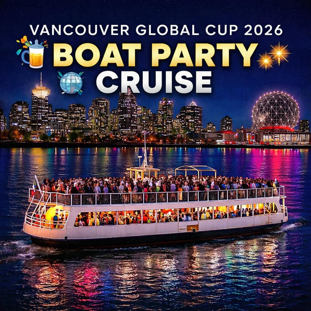 🚢 VANCOUVER CUP 2026 BOAT PARTY CRUISES Burrard Queen 🌊🍻🏆 (Multiple Dates)