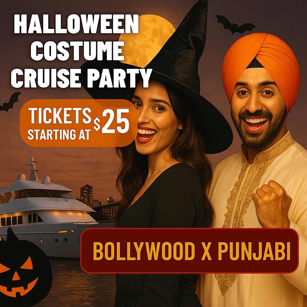 🛳️ Halloween Costume Cruise Party Vancouver 2025 Bollywood X Punjabi 🌊👻 (Nov 1)