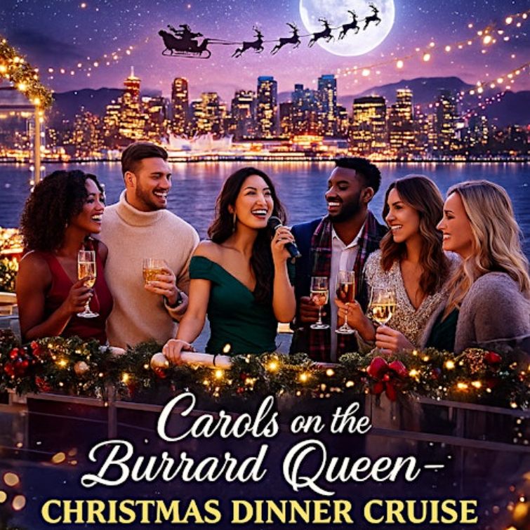 🚢 Carols On Burrard Queen – Christmas Dinner Cruise Vancouver 2025 🌊🎄🎅 (Dec 6)
