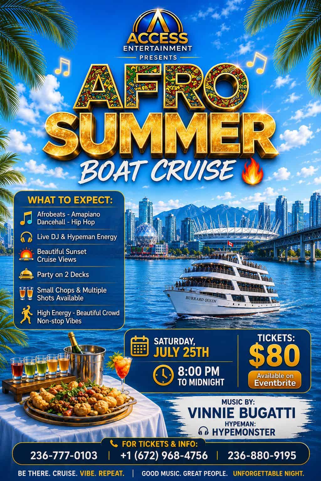 Afro Summer Boat Cruise