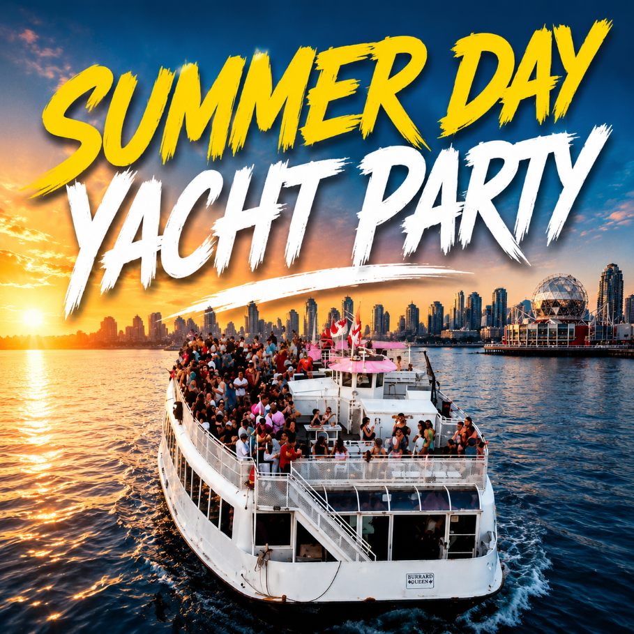 🚢 CHASKA Presents Summer Day Yatch Party Vancouver 2026 🌊🔥 (July 18)