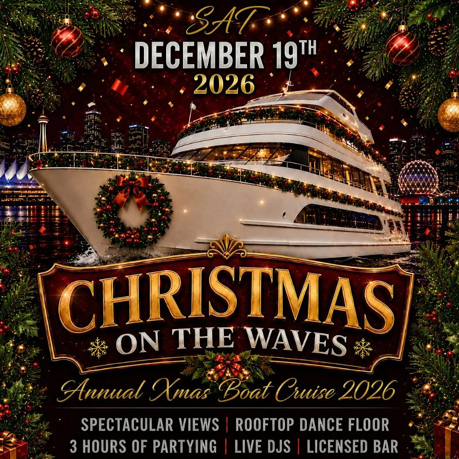 🚢 Christmas on the Waves Annual Xmas Boat Cruise 2026 Vancouver Burrard Queen 🌊 (Dec 19)